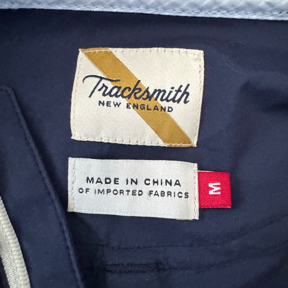 Tracksmith Blue Lightweight Running Jacket Hooded… - image 8